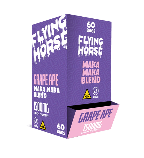 Flying Horse Waka Waka Blend Gummies (1500mg Box)
